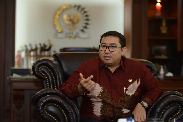 Wakil Ketua DPR RI Koordinator Bidang Politik, Hukum dan HAM Fadli Zon.