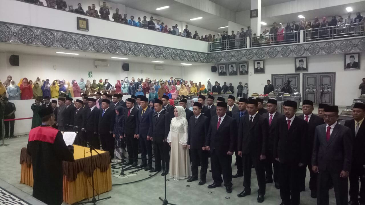 Pelantikan Anggota DPRD Kabupaten Cianjur.