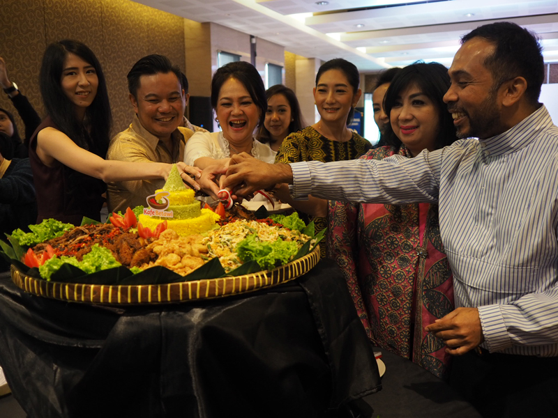 Pembukaanan Indonesia Food & Art Festival.