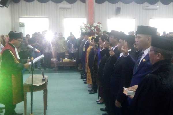 Pelantikan anggota DPRD Sibolga Priode 2019-2024