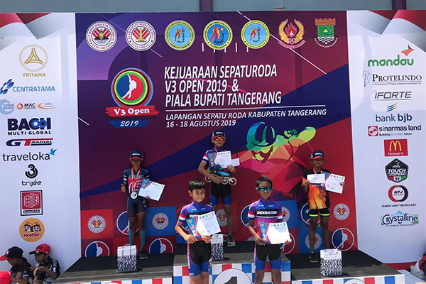 Kejuaraan sepatu roda V3 di Tangerang, Banten