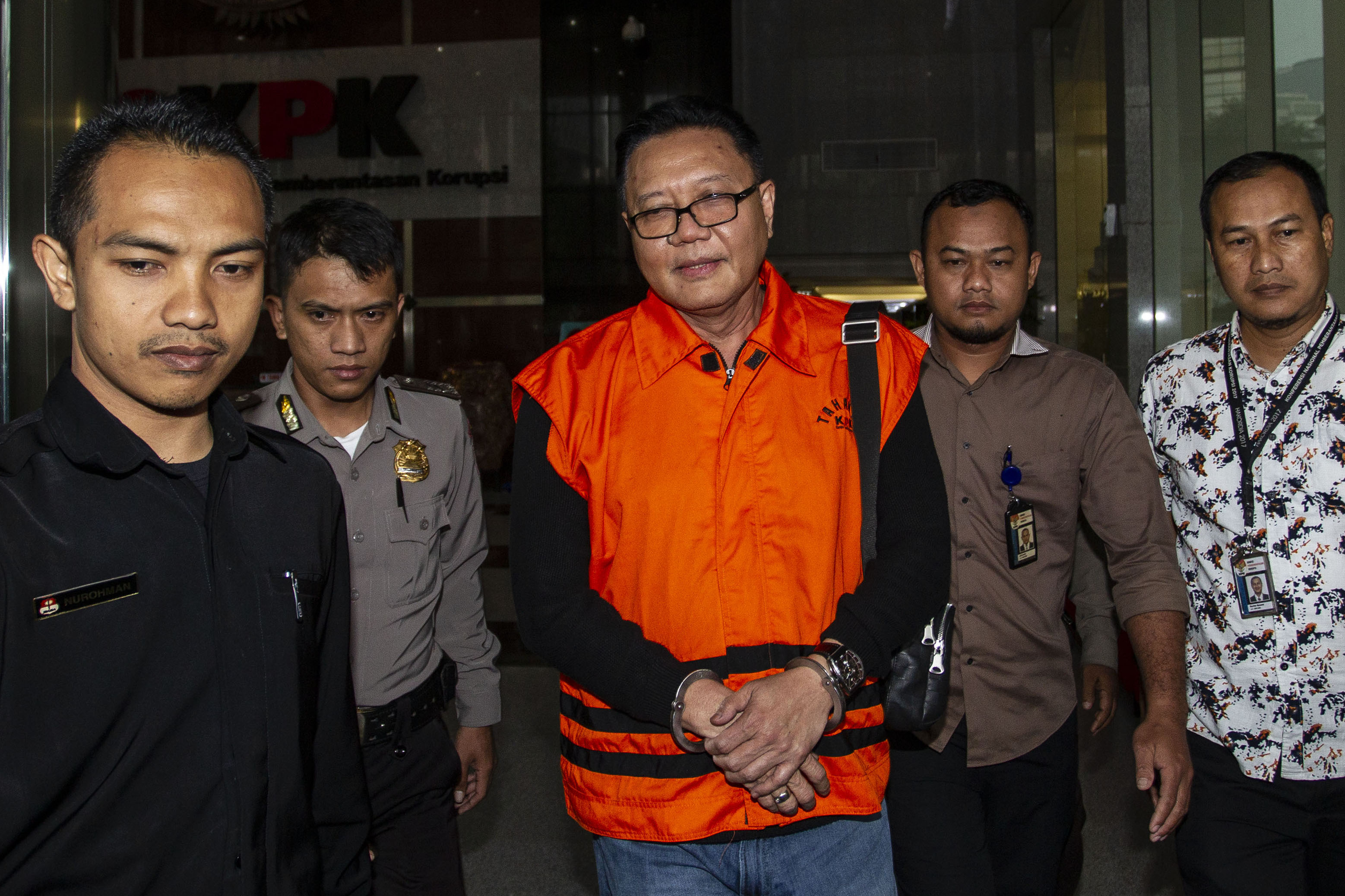  Anggota Komisi VI DPR dari Partai Demokrasi Indonesia Perjuangan (PDIP) I Nyoman Dhamantra seusai menjalani pemeriksaan