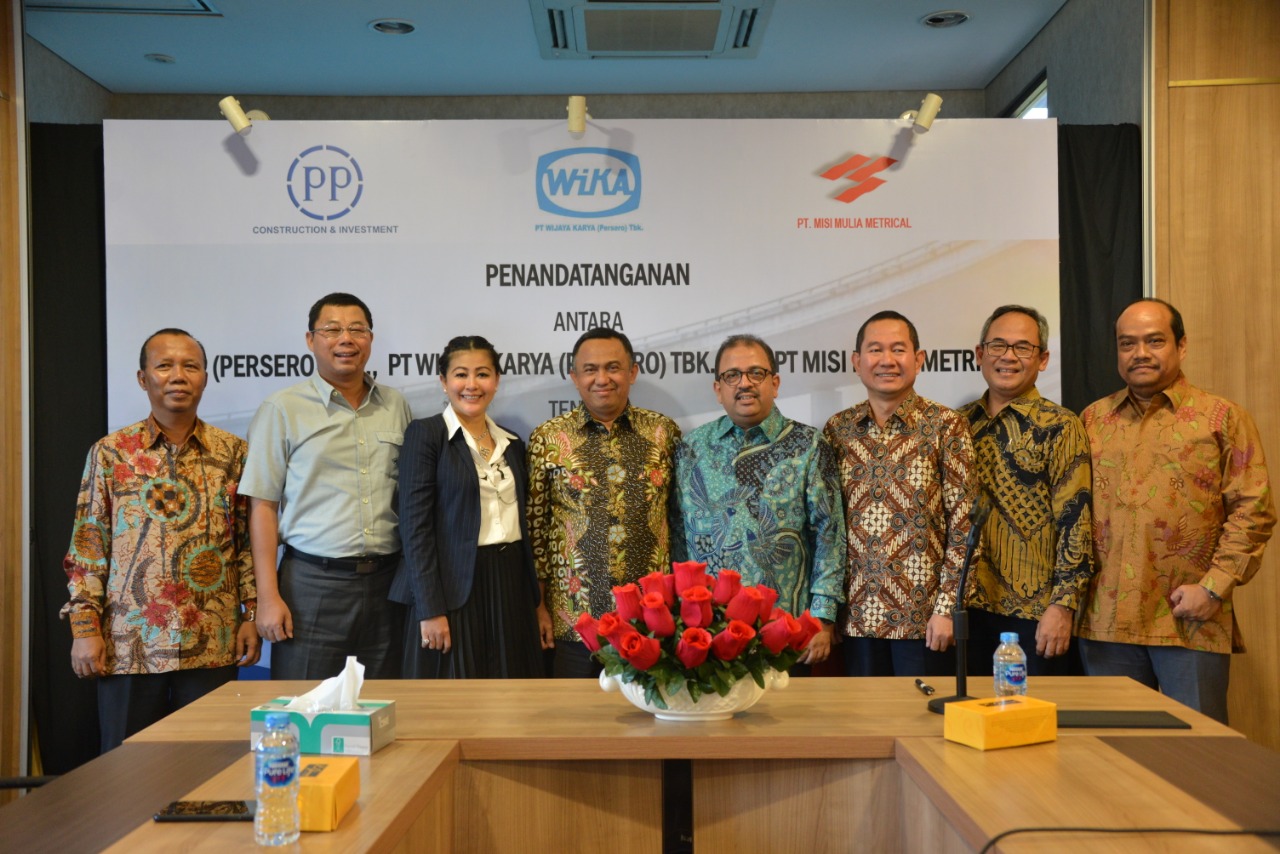 Penadatanganan pembentukan PT. Pembangunan Perumahan Semarang Demak