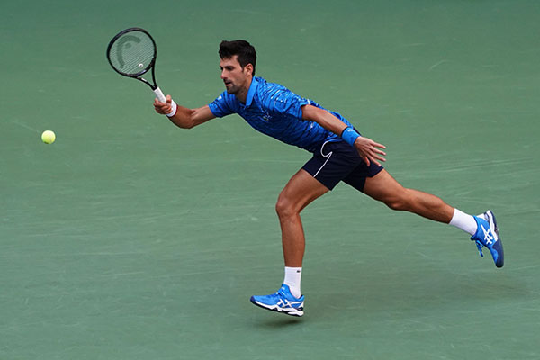 Petenis putra asal Serbia Novak Djokovic