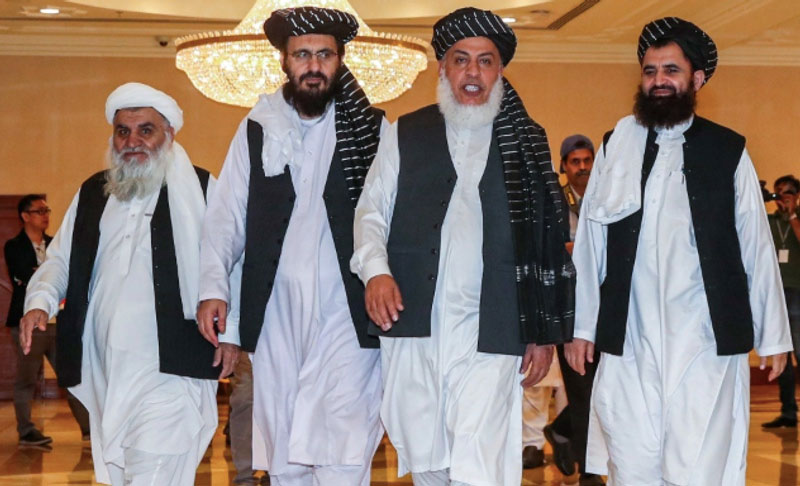 Negosiator Taliban yang melakukan diskusi dengan Amerika Serikat.  