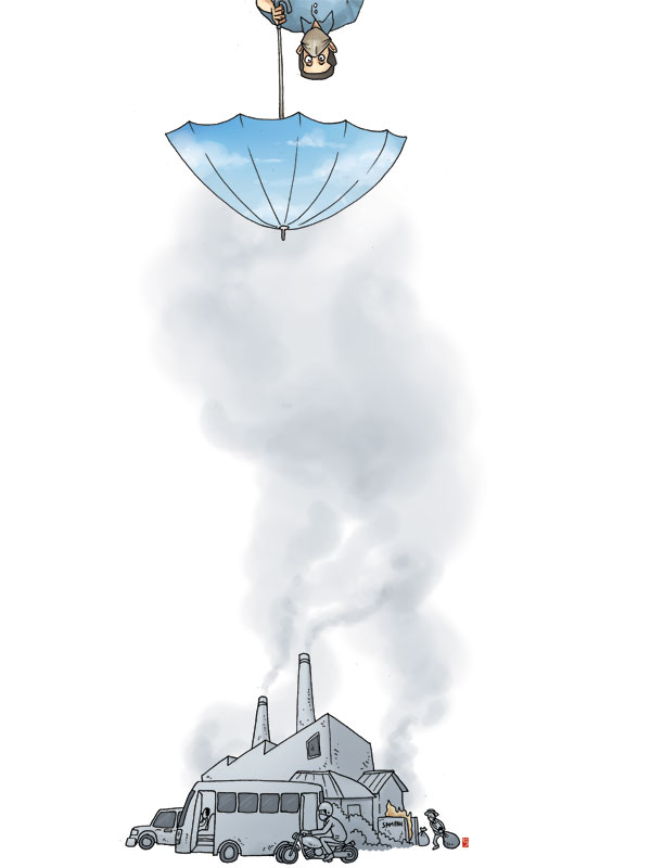 Menghalau Langit Kelabu Jakarta