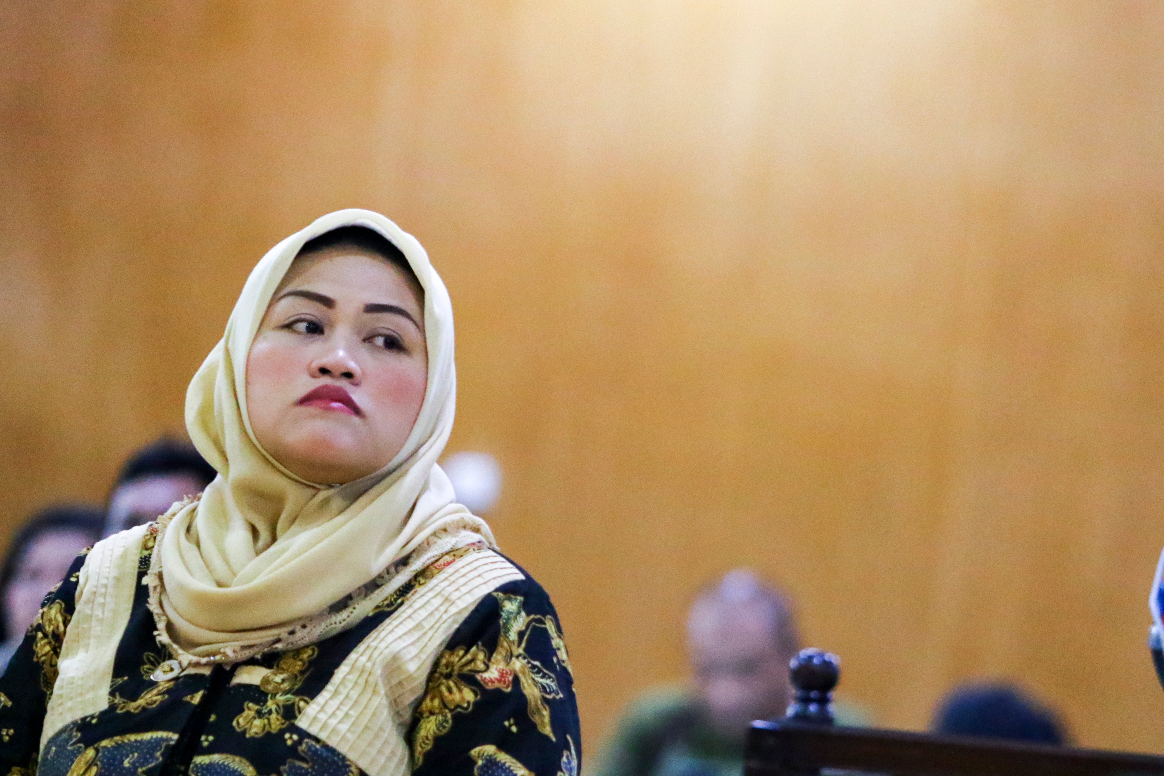 Mantan Bupati Bekasi Neneng Hasanah Yasin.