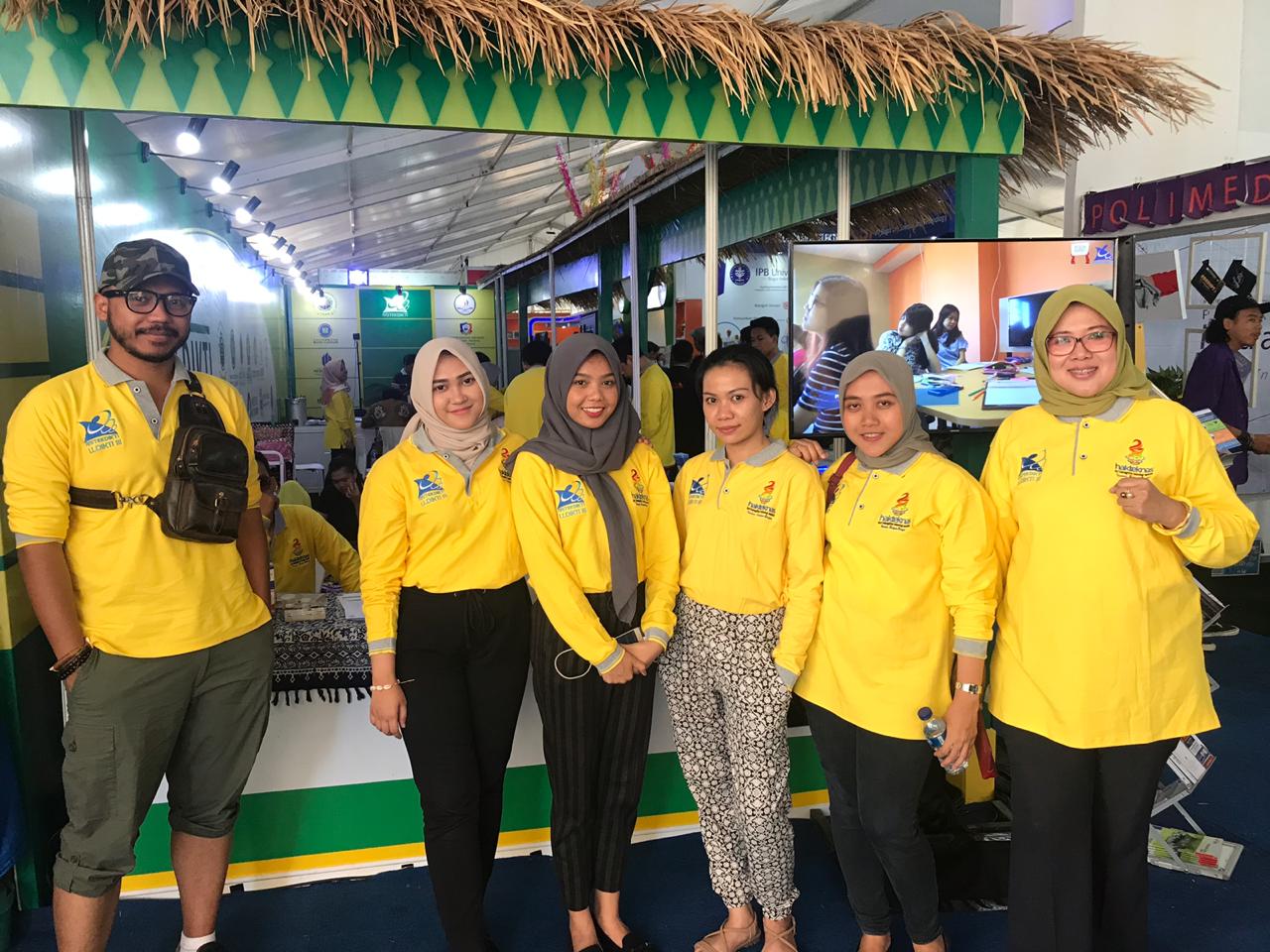 Mahasiswa Universitas Muhammadiyah Prof Dr. Hamka di Ritech Expo 2019