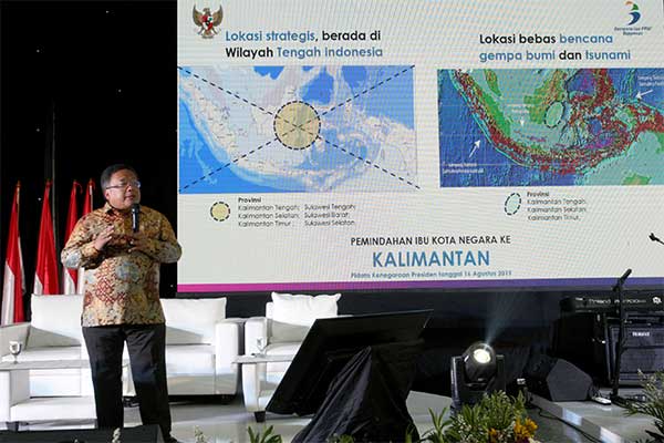 Menteri Perencanaan Pembangunan Nasional/Badan Perencanaan Pembangunan Nasional Bambang Brodjonegoro di Jakarta, Selasa (20/8)