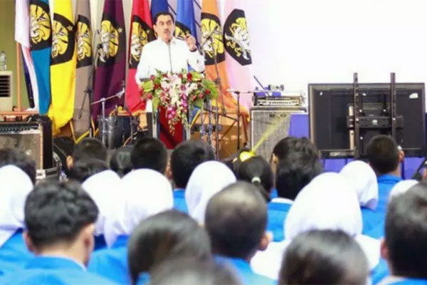 Kepala BNPT Komjen Pol Suhardi Alius memberikan kuliah umum di hadapan mahasiswa baru Universitas Pancasila di Jakarta