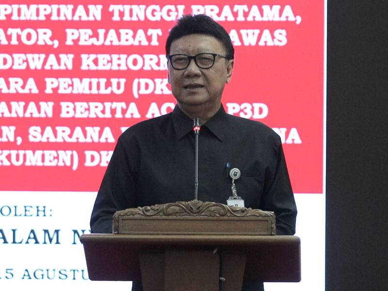 Menteri Dalam Negeri Tjahjo Kumolo