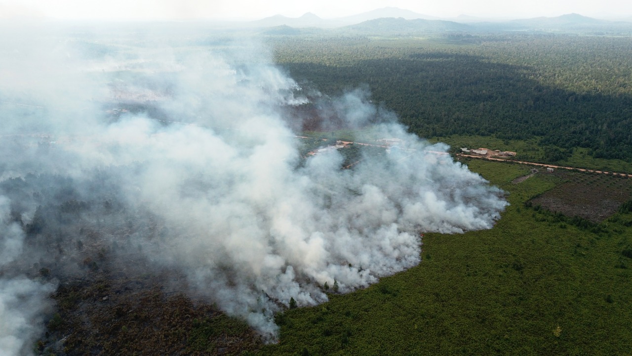 Kebakaran hutan dan lahan di Kabupaten Kubu Raya, Kalimantan Barat