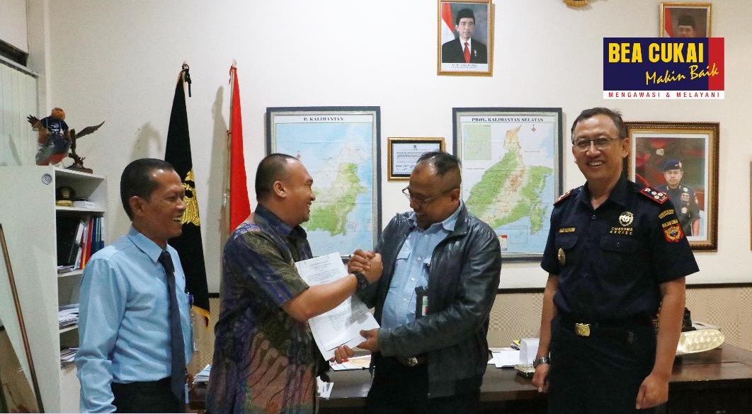 Bea Cukai Kalbagsel Terbitkan Fasilitas PLB untuk Perusahaan CPO dan CPKO.