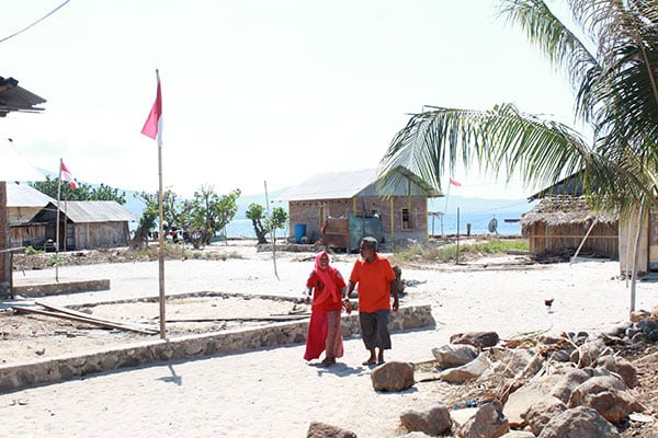 Jelang 17 Agustus, Kampung Nelayan Berhias Bendera Merah Putih