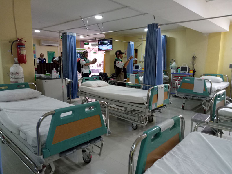 Inilah klinik KKHI di Madinah yang menjadi tempat berobat bagi jemaah haji Indonesia.