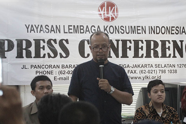 Ketua Pengurus Harian Yayasan Lembaga Konsumen Indonesia (YLKI) Tulus Abadi,