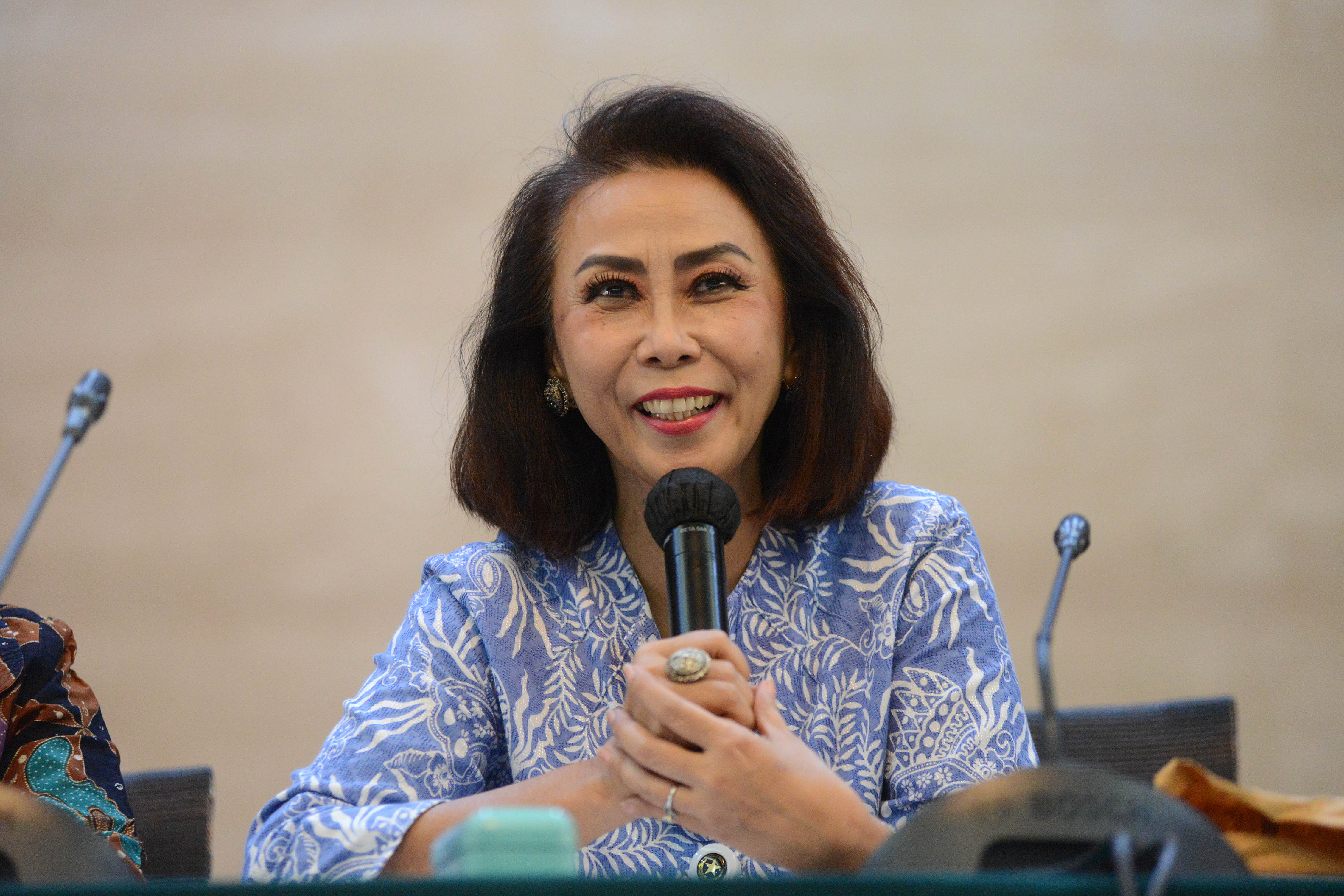  Ketua Panitia Seleksi Calon Pimpinan Komisi Pemberantasan Korupsi (KPK) Yenti Garnasih menyampaikan keterangan pers 