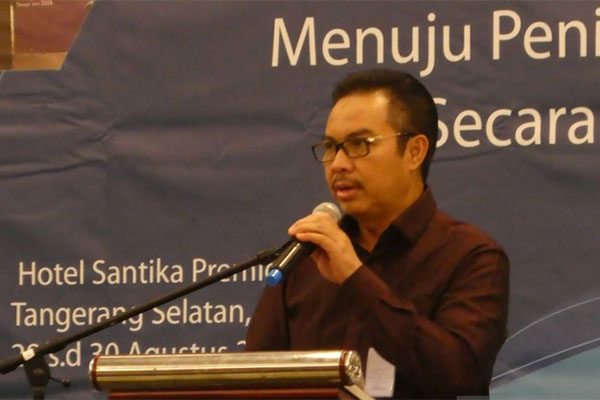 Kepala BKKBN dr. Hasto Wardoyo, Sp.OG (K) pada pembukaan Rapat Koordinasi Pengawas di Tanggerang, Banten pada Rabu (28/8/2019).  