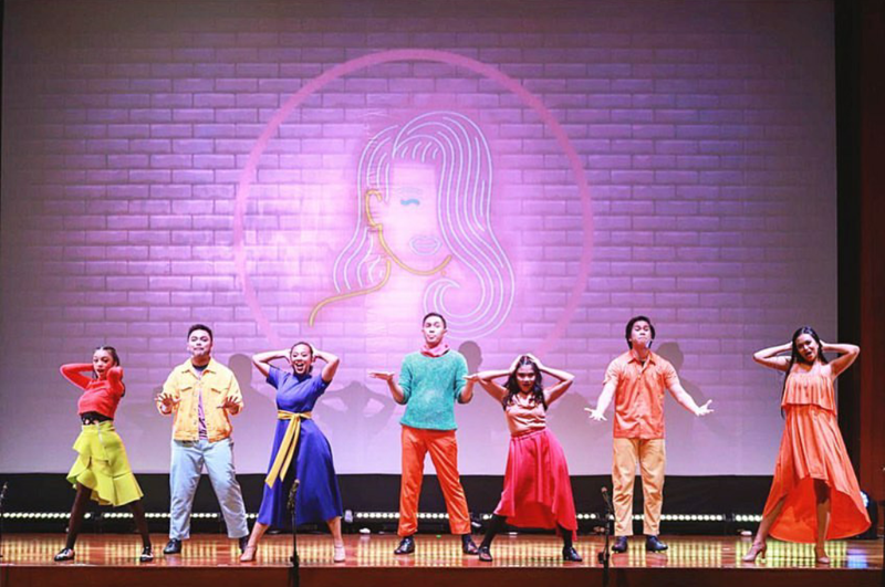 Pertunjukan What I Did For Love dari para aktor program Indonesia Menuju Broadway.