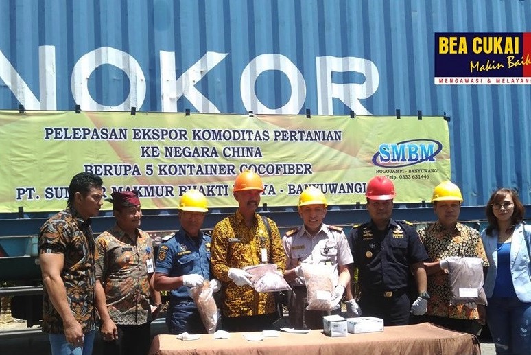Fasilitas KITE IKM Bantu Ekspor Serabut Kelapa Sampai ke Tiongkok