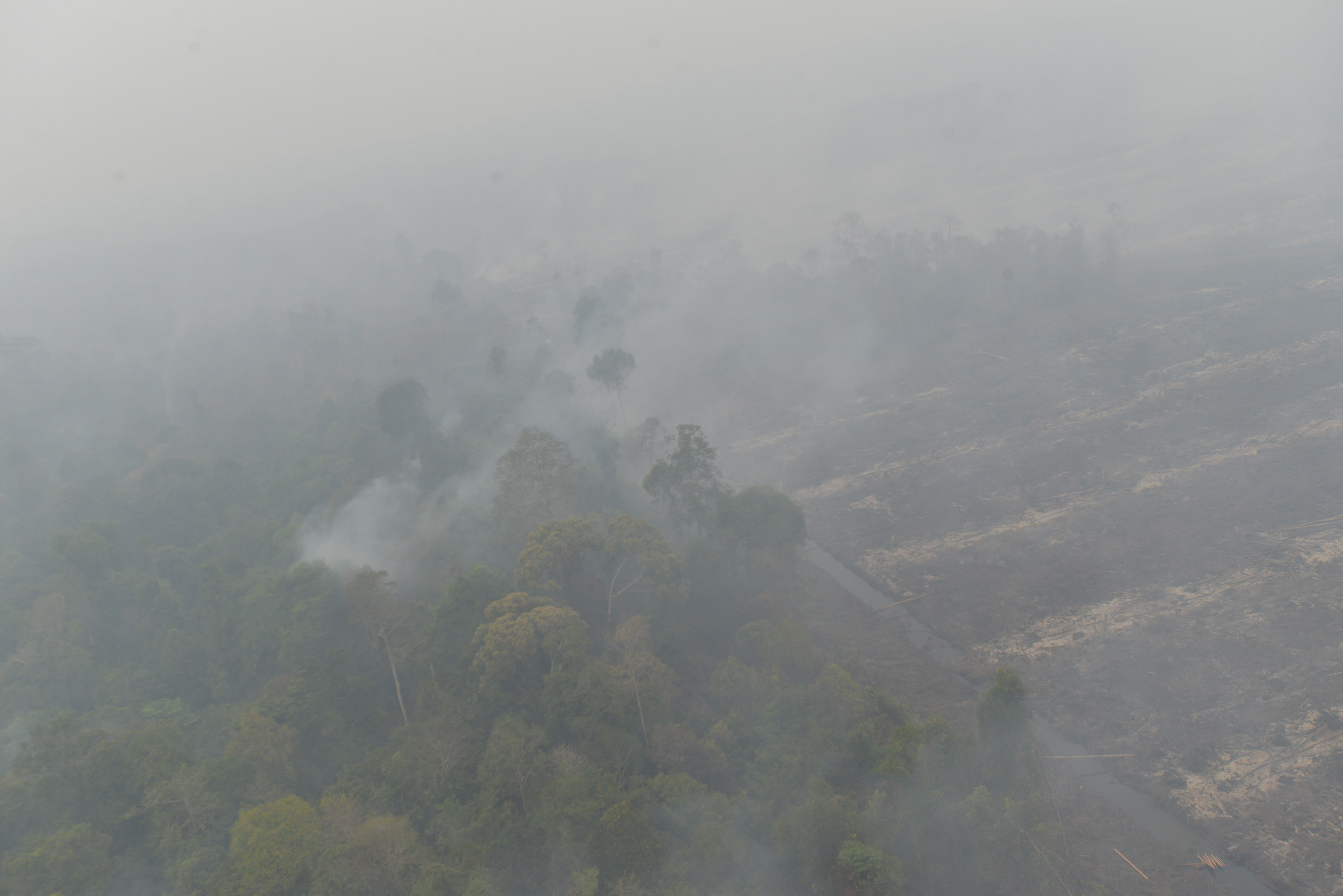 Pantaun udara keberadaan titik api di Kalimantan Barat