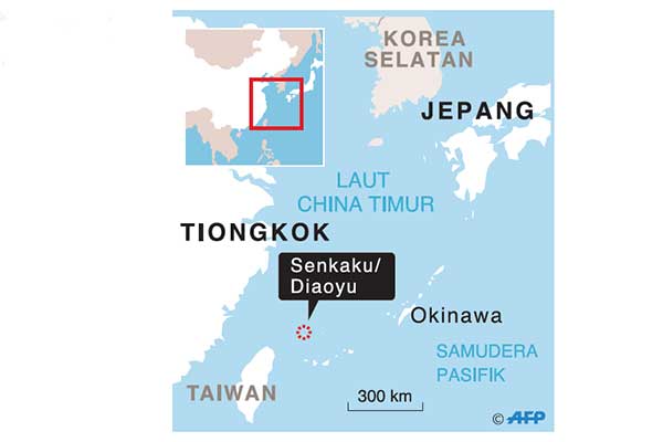 Jepang perkuat penjagaan di Kepulauan Senkaku.