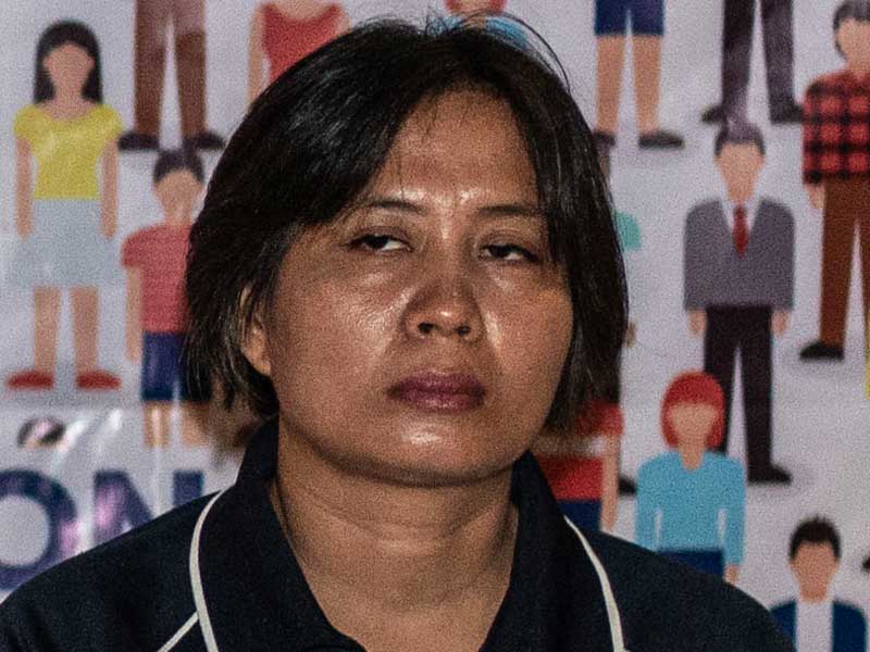 Juru Bicara Aliansi Masyarakat untuk Keadilan Demokrasi, Nining Elitos.