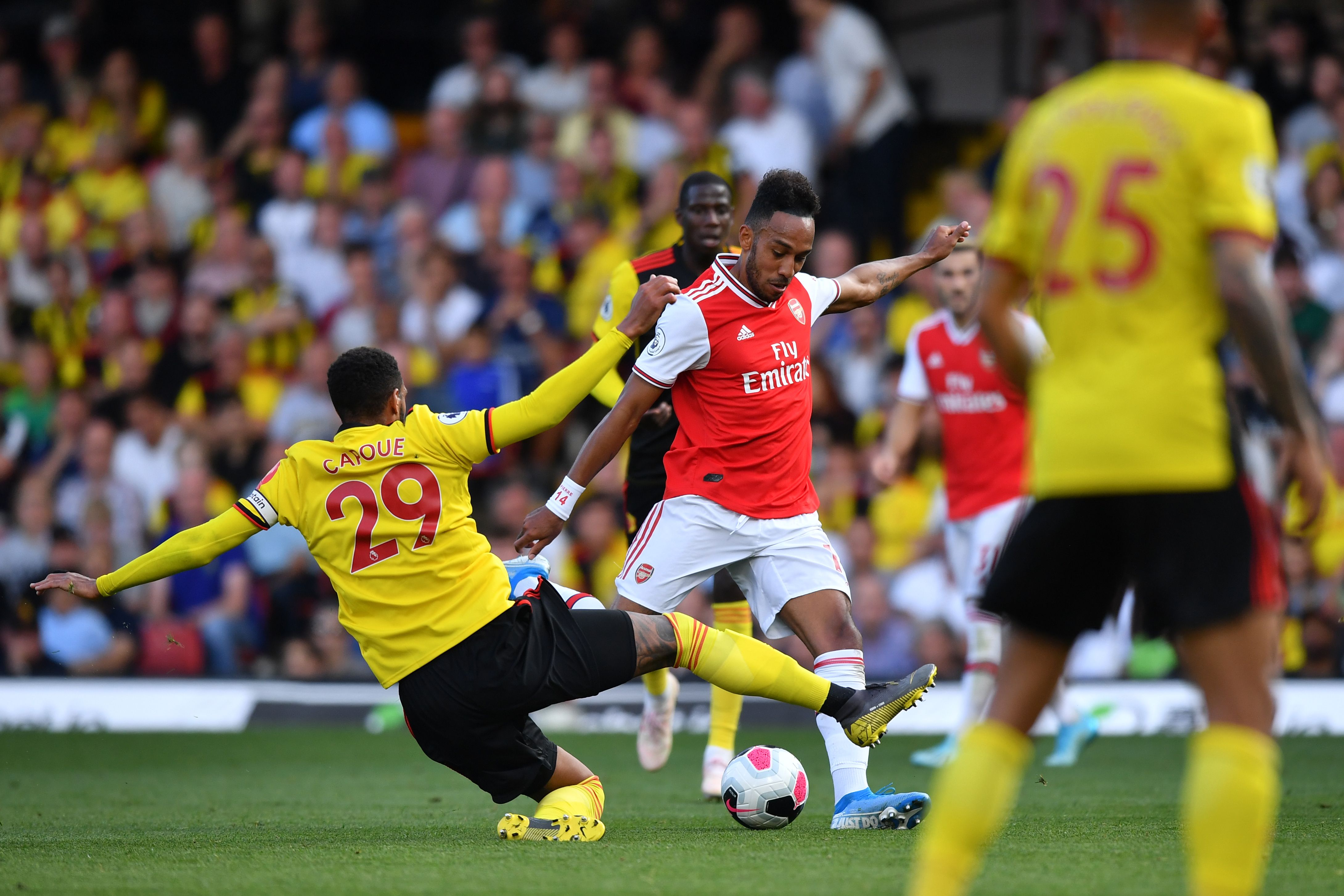 Laga Liga Primer Inggris antara Watford dan Arsenal