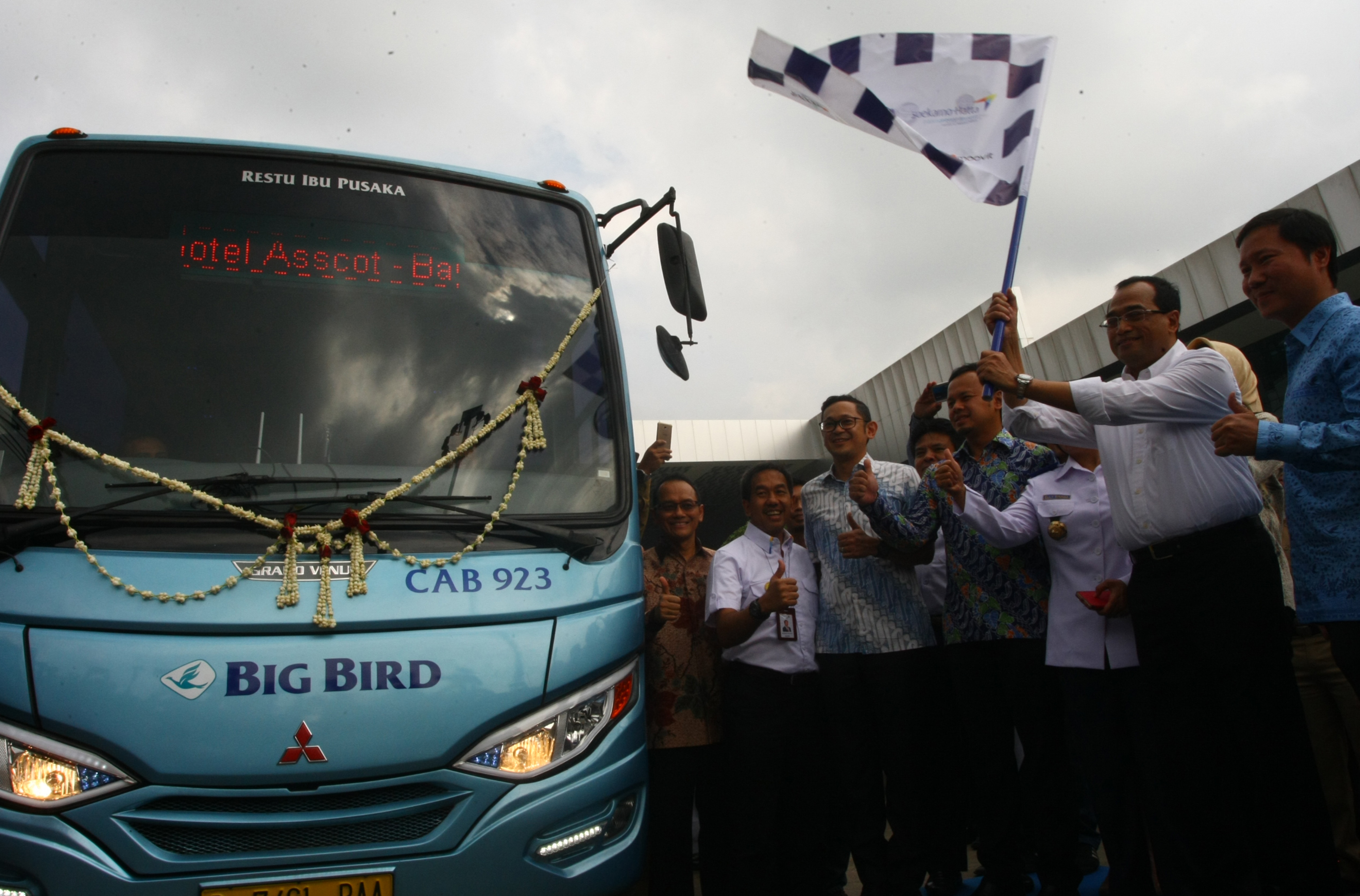 PT Blue Bird Tbk meluncuran Bigbird rute baru tujuan kawasan wisata di Puncak.