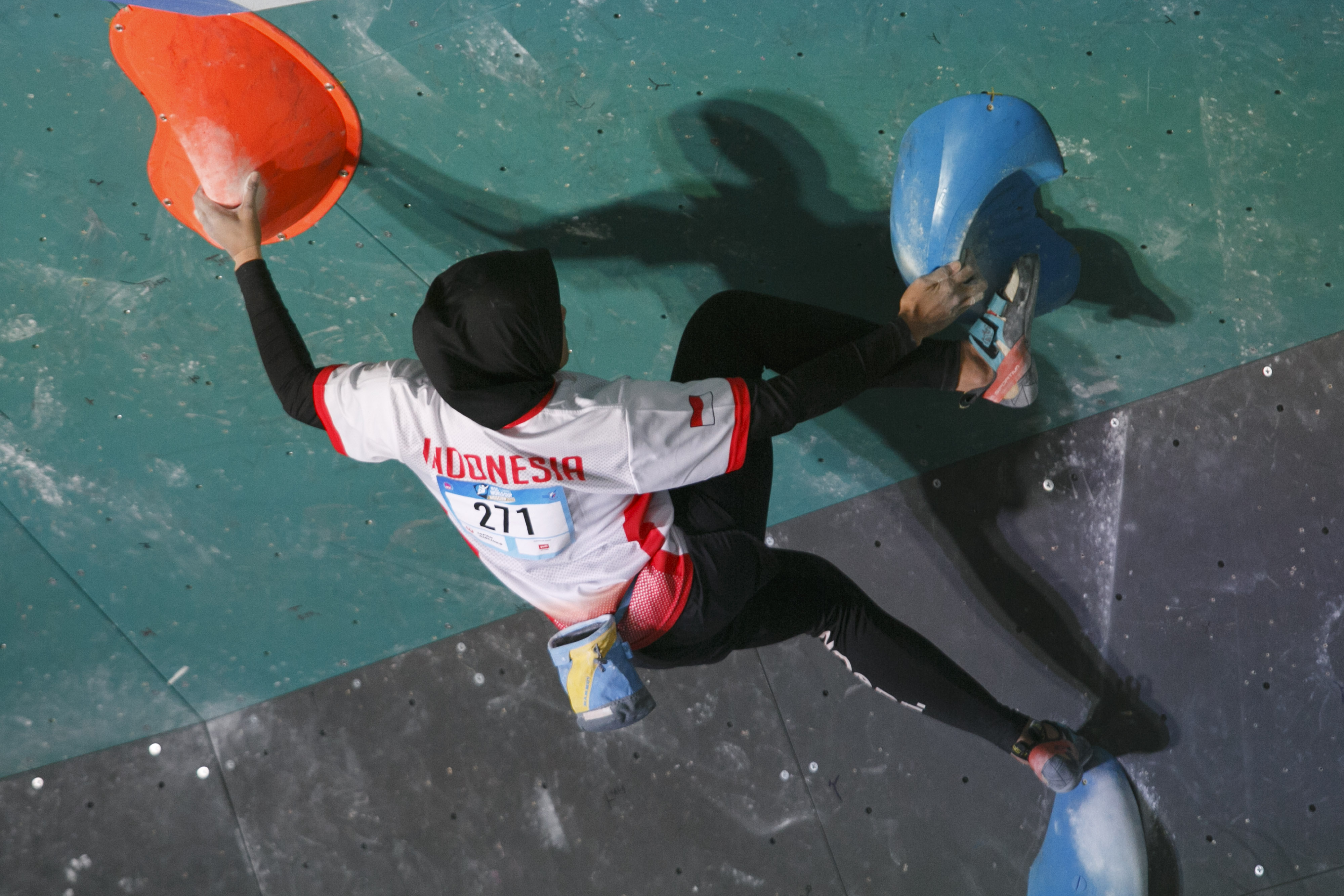 Atlet panjat tebing Indonesia Aries Susanti Rahayu 