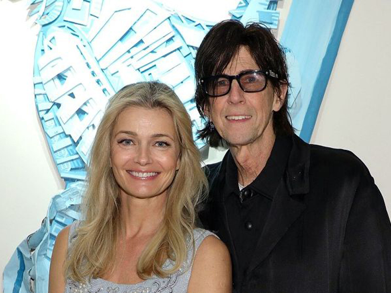 Vokalis The Cars, Ric Ocasec, semasa hidup, bersama mantan istrinya, Paulina Porkizkova.