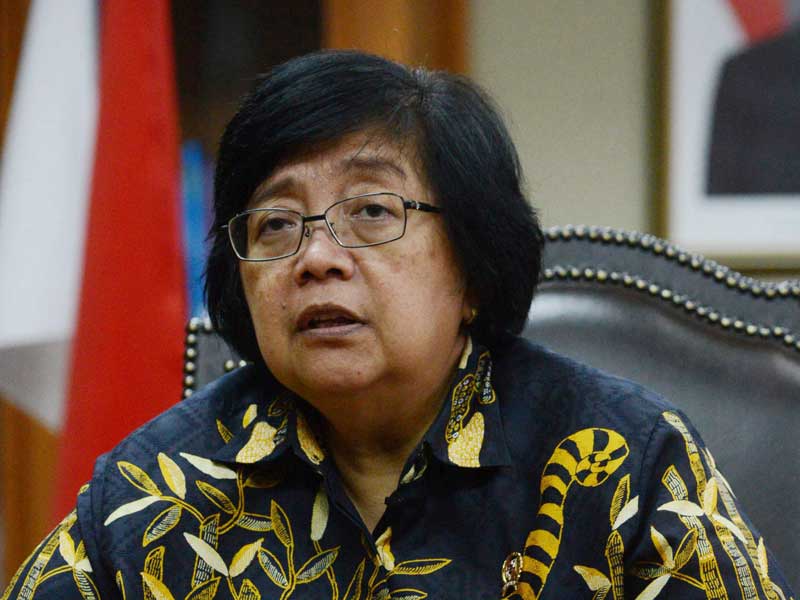 Menteri LHK Siti Nurbaya Bakar.