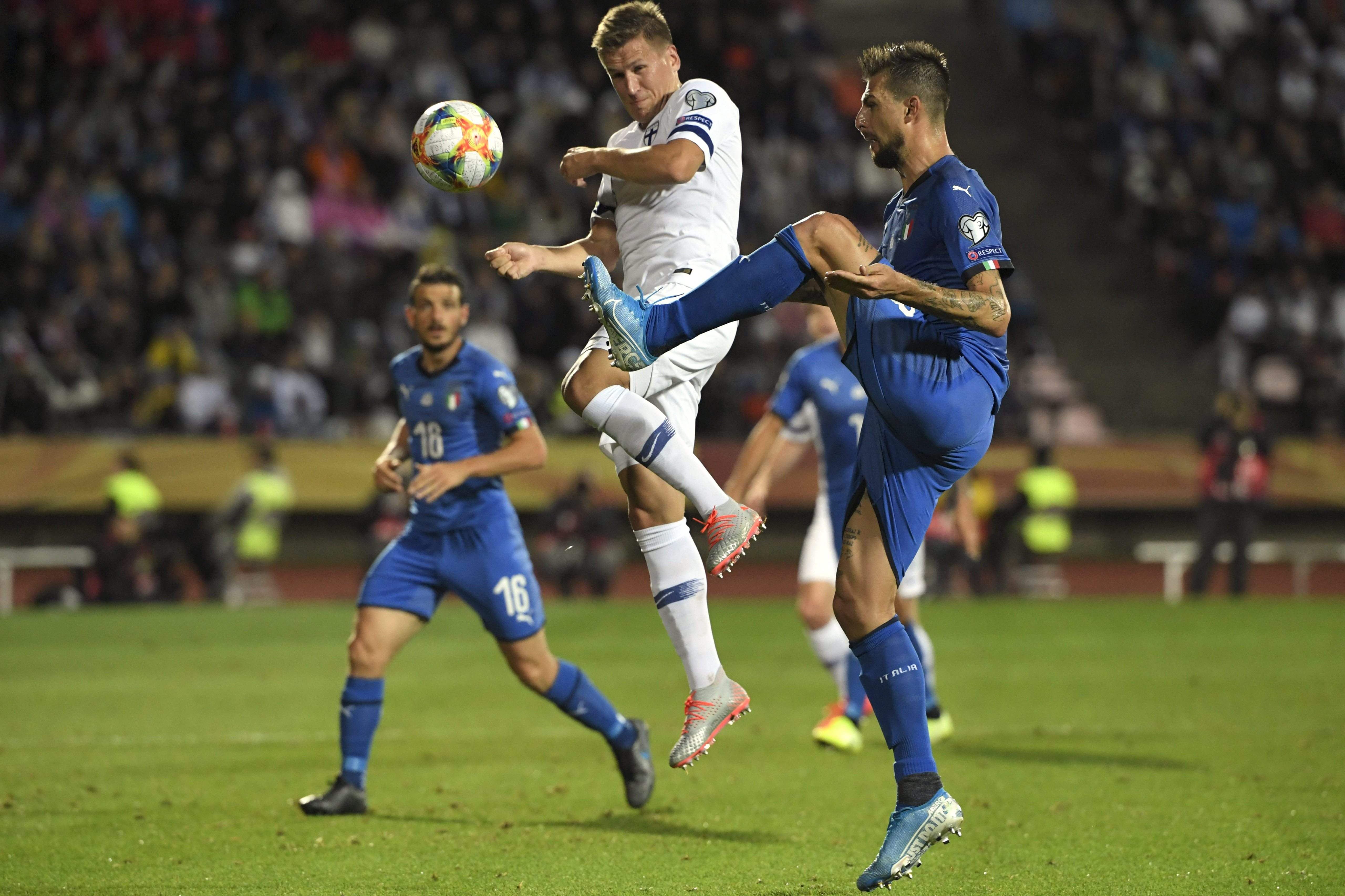 Laga kualifikasi Piala Eropa 2020 antara Finlandia dan Italia