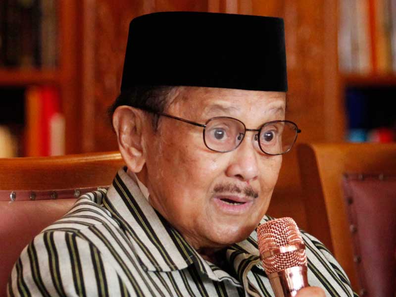 Presiden ketiga RI BJ Habibie.