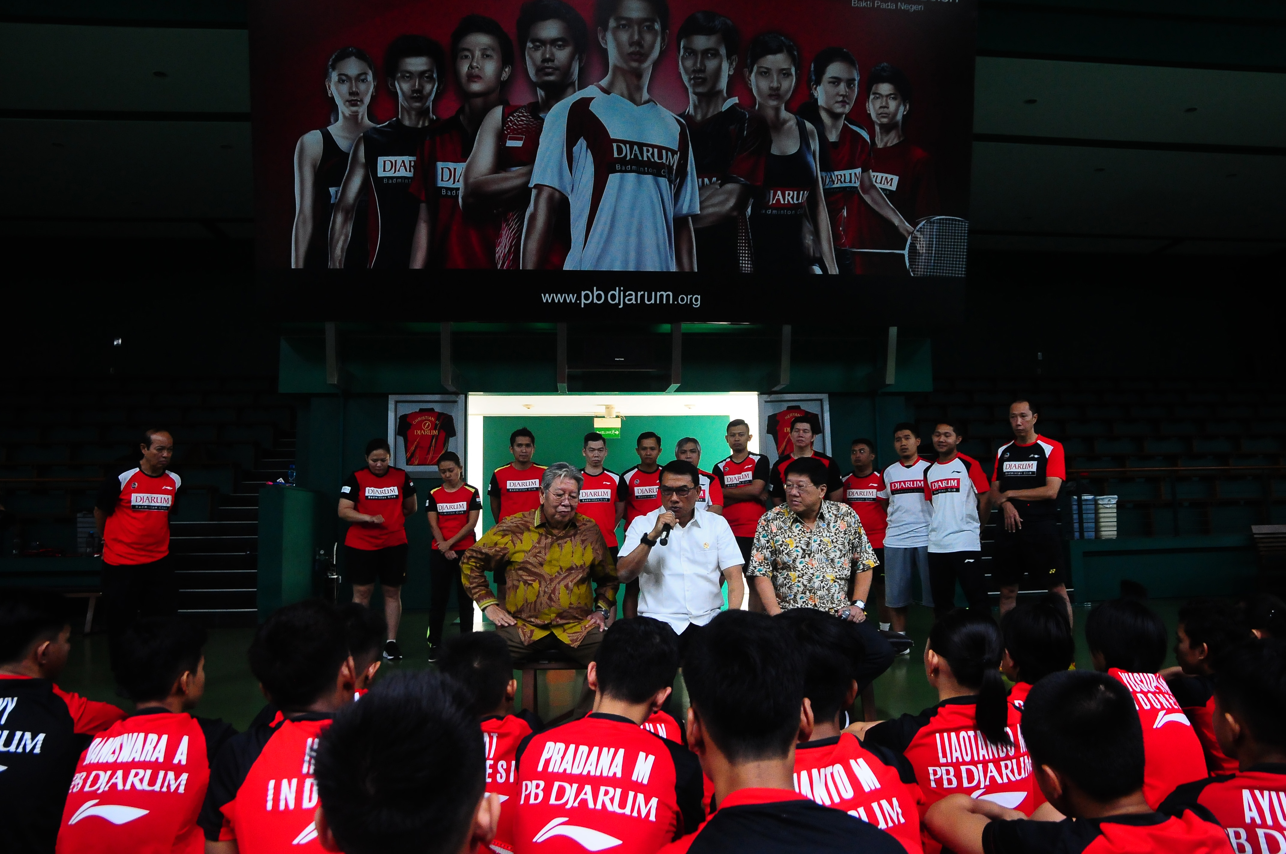 KEPALA STAF KEPRESIDENAN BERKUNJUNG KE GOR PB DJARUM