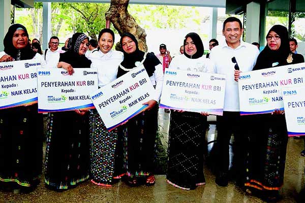 Penyaluran KUR Mikro.