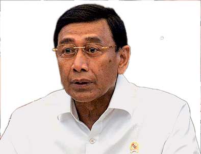 Menkopolhukam Wiranto.