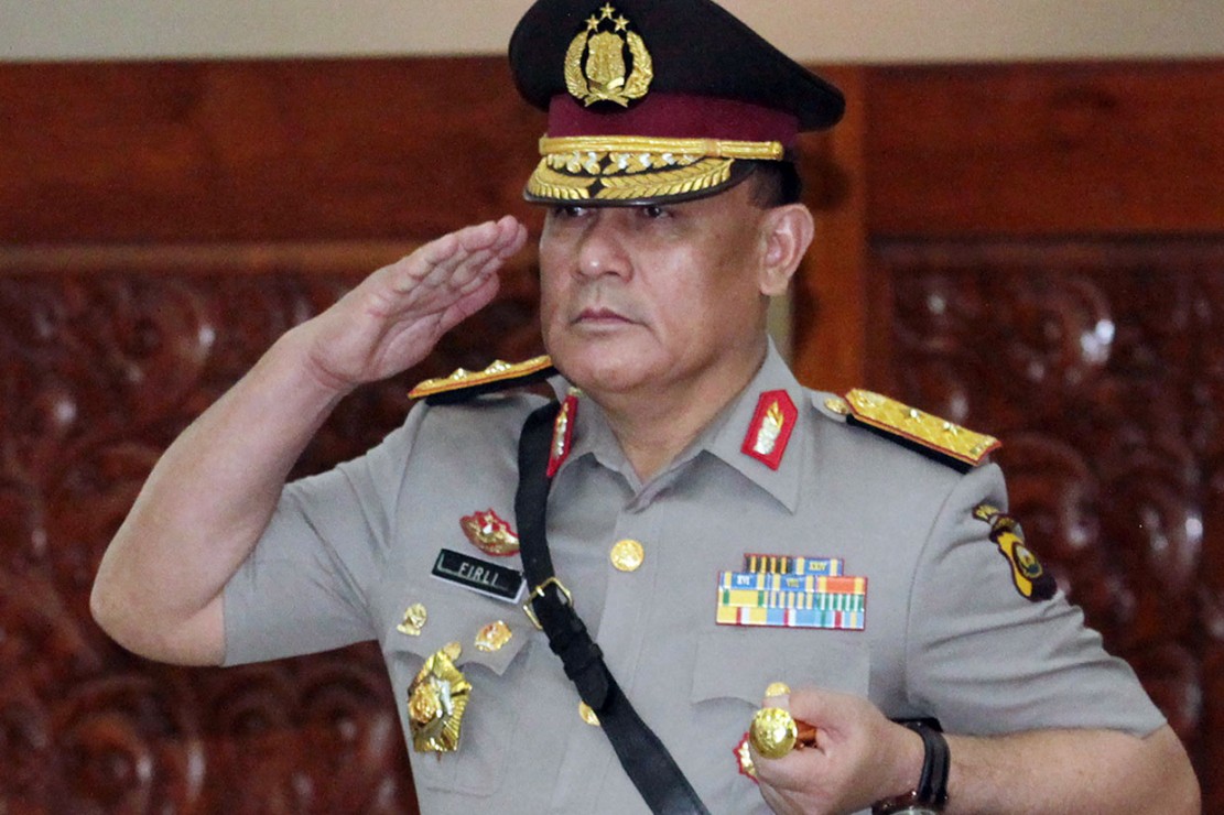 Kapolda Sumatra Selatan Irjen Pol. Drs. Firli Bahuri, MSi.