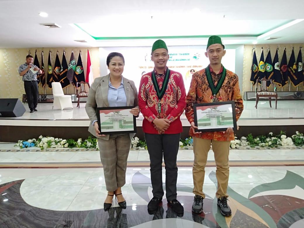 Ketua Umum PB HMI, Respiratori Saddam Al-Jihad (kanan).