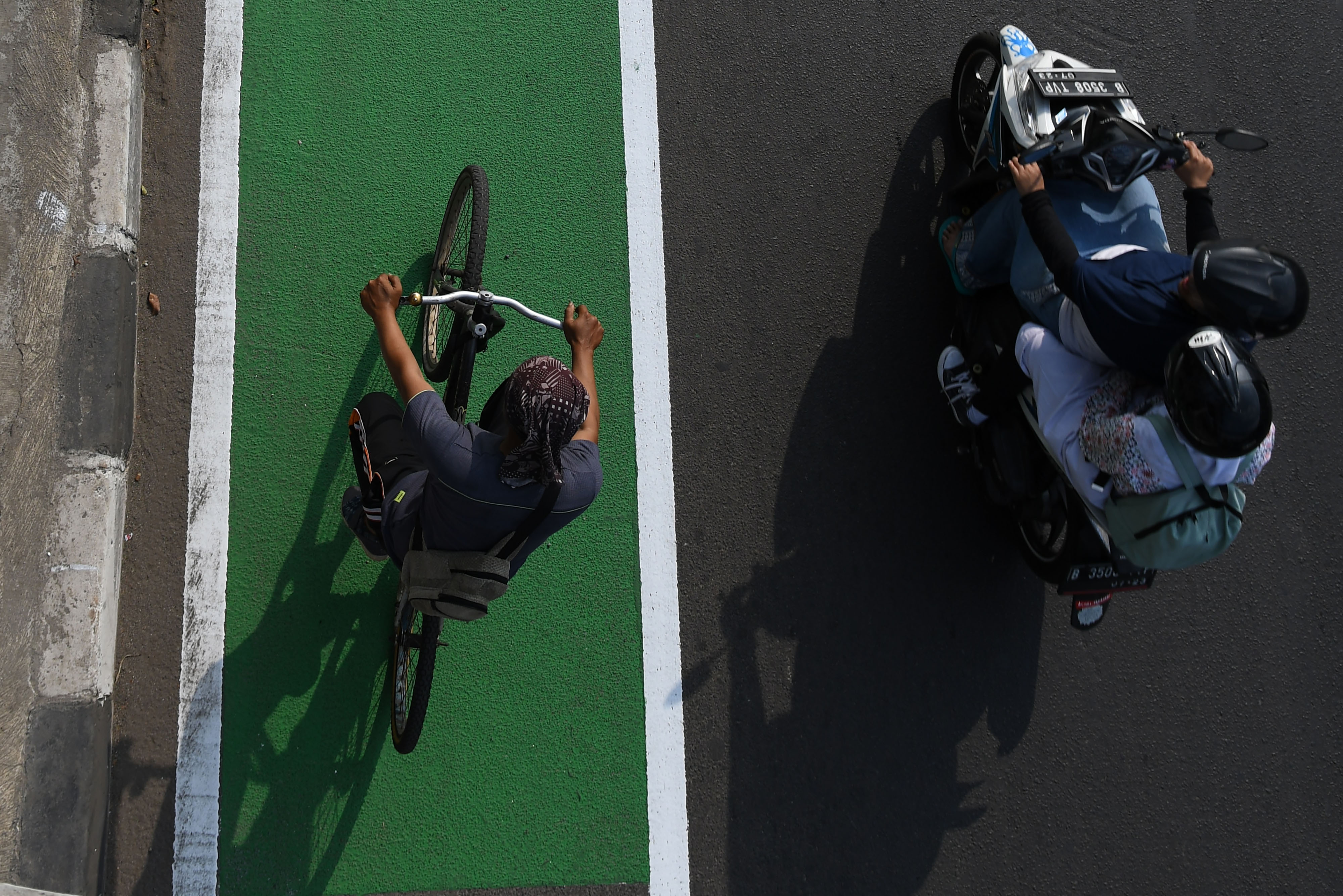 Jalur sepeda di Jakarta diperluas 