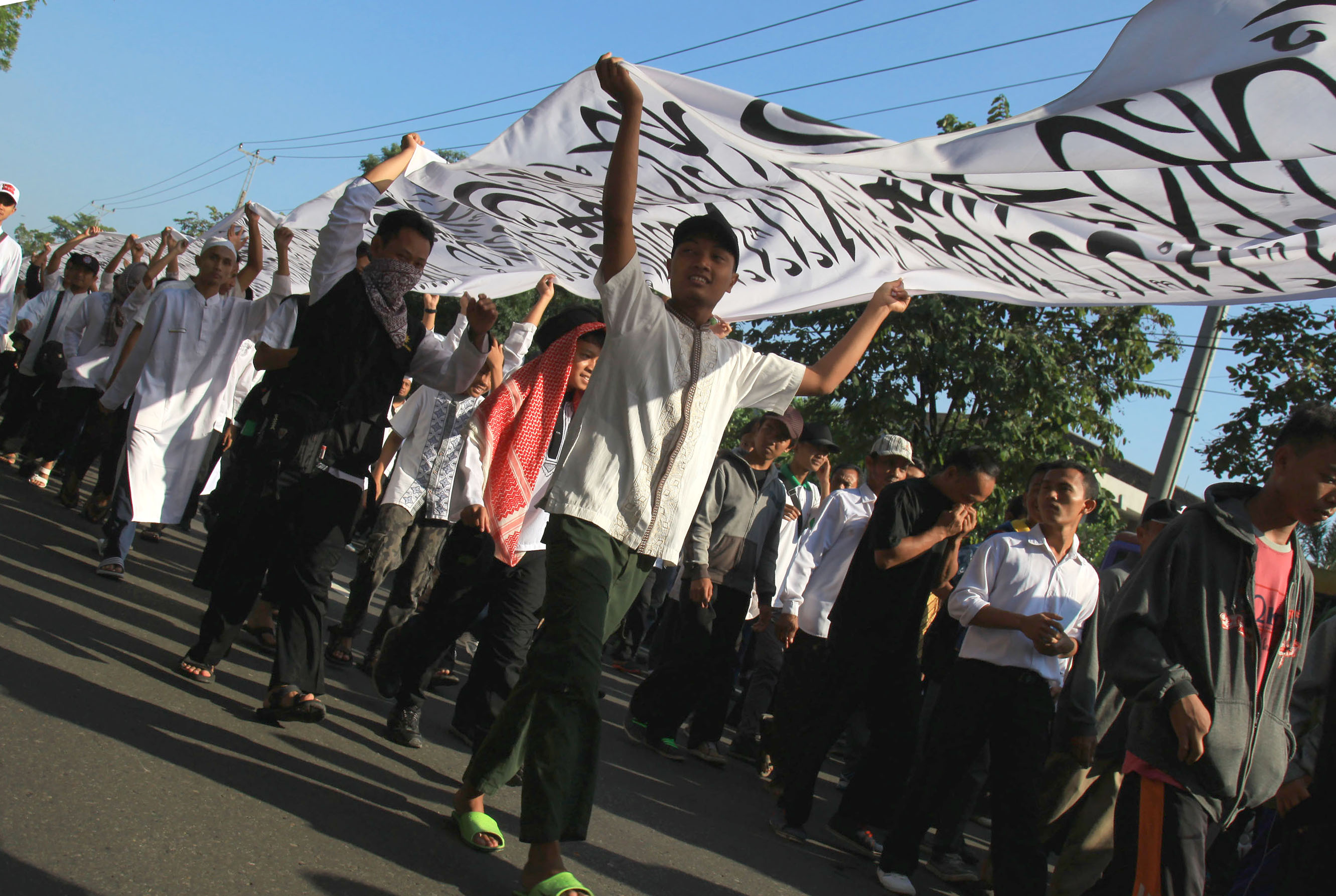 Aksi parade tauhid umat islam di Solo pada 2015 silam