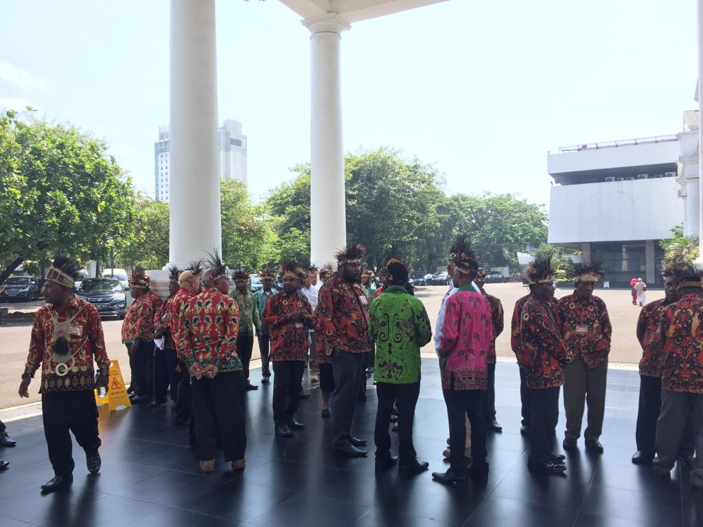 Sejumlah tokoh Papua telah tiba di Istana Negara