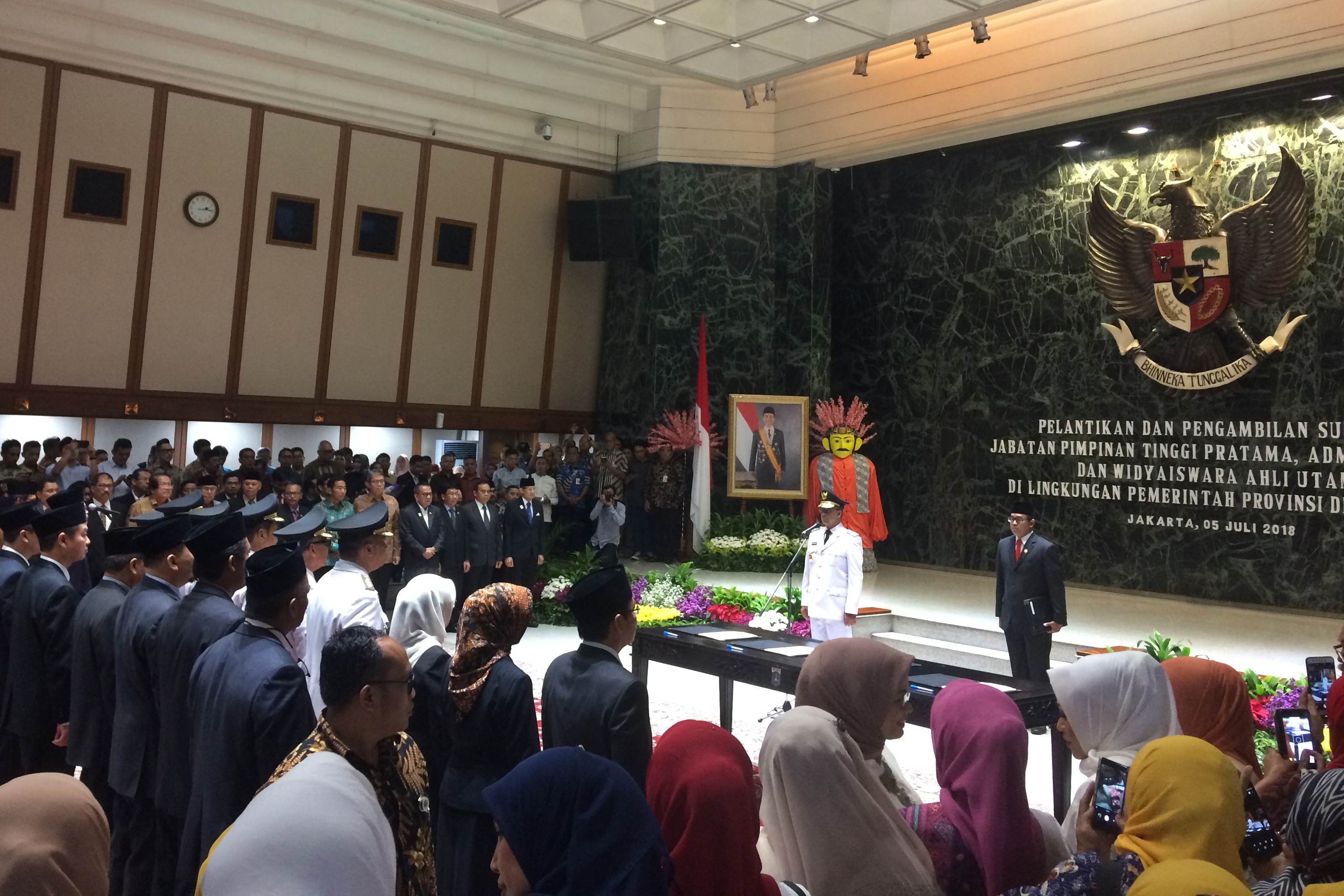Ilustrasi--Gubernur DKI Jakarta Anies Baswedan melantik pejabat dan Kepala Dinas Pemprov DKI di Balai Kota