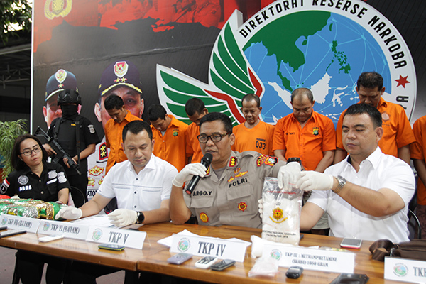 Polisi Bongkar Sindikat Narkotika Malaysia-Batam-Jakarta