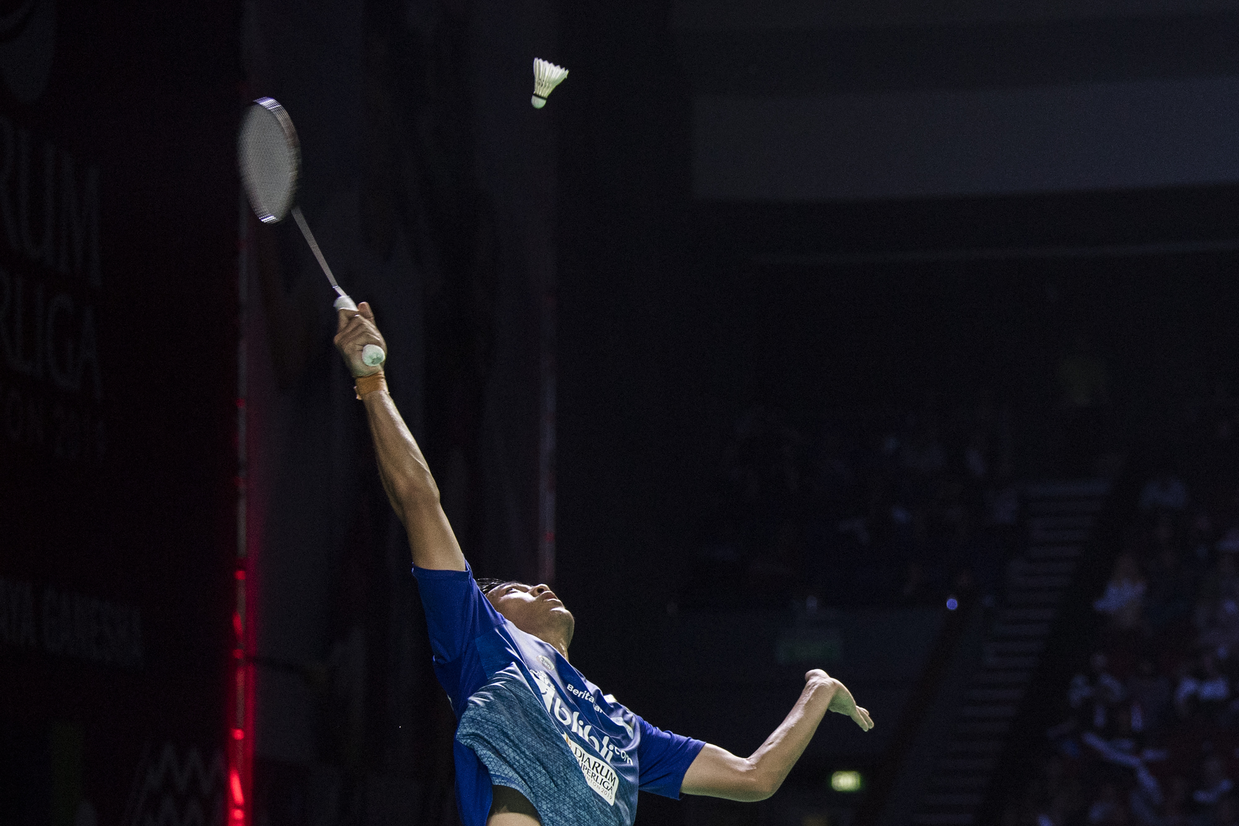 Pebulu tangkis tunggal putra Shesar Hiren Rhustavito.