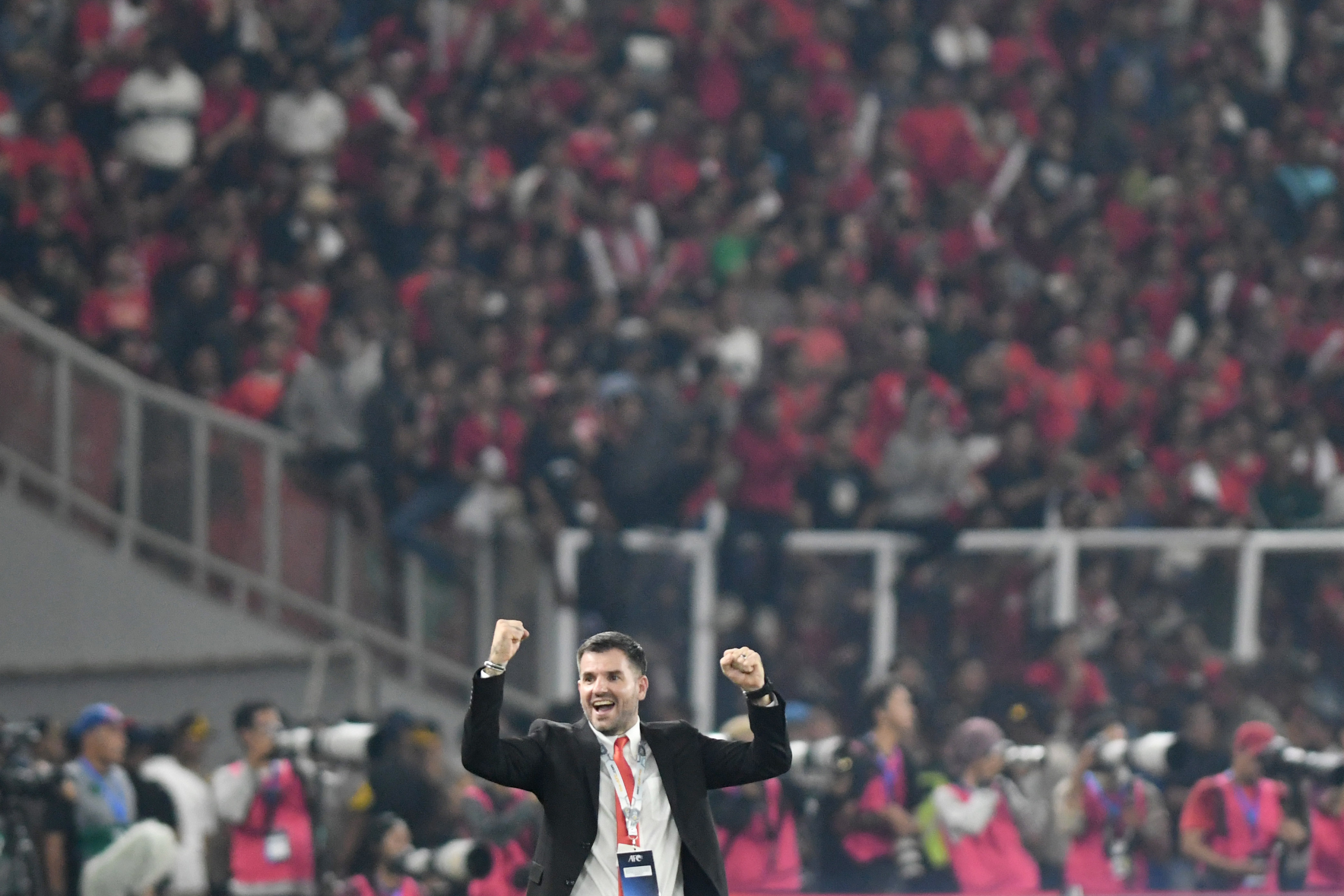 Pelatih timnas Indonesia Simon McMenemy