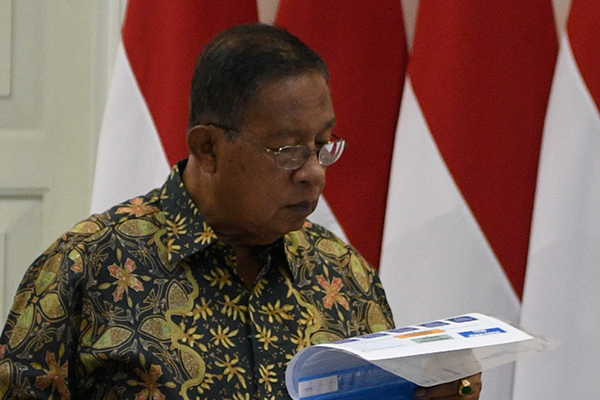 Menko Perekonomian Darmin Nasution