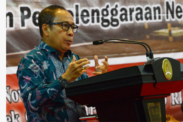 Gubernur Lembaga Ketahanan Nasuional (Lemhannas) RI, Letjen TNI (Pur) Agus Widjojo 