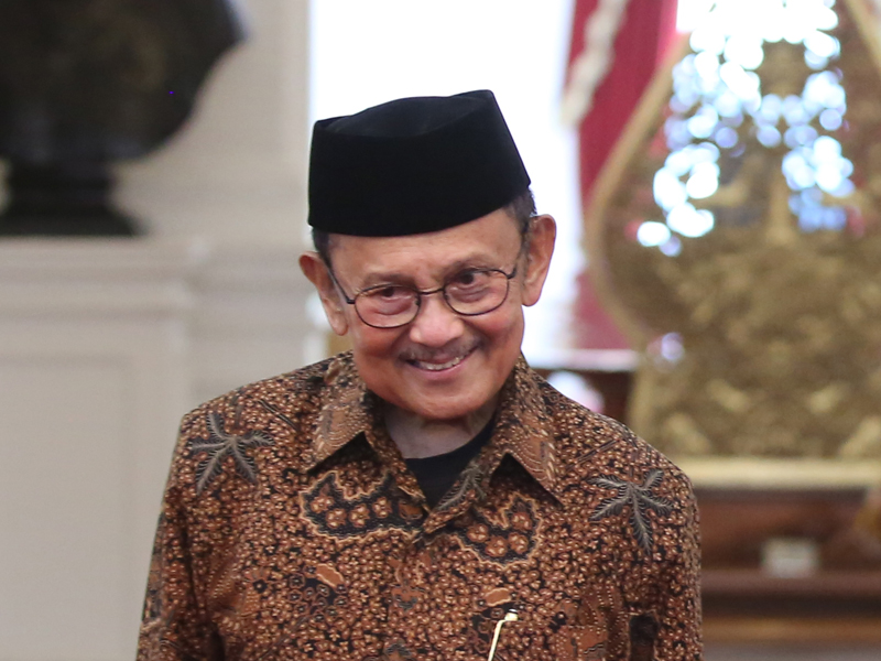 Presiden RI ke-3 Bacharuddin Jusuf Habibie