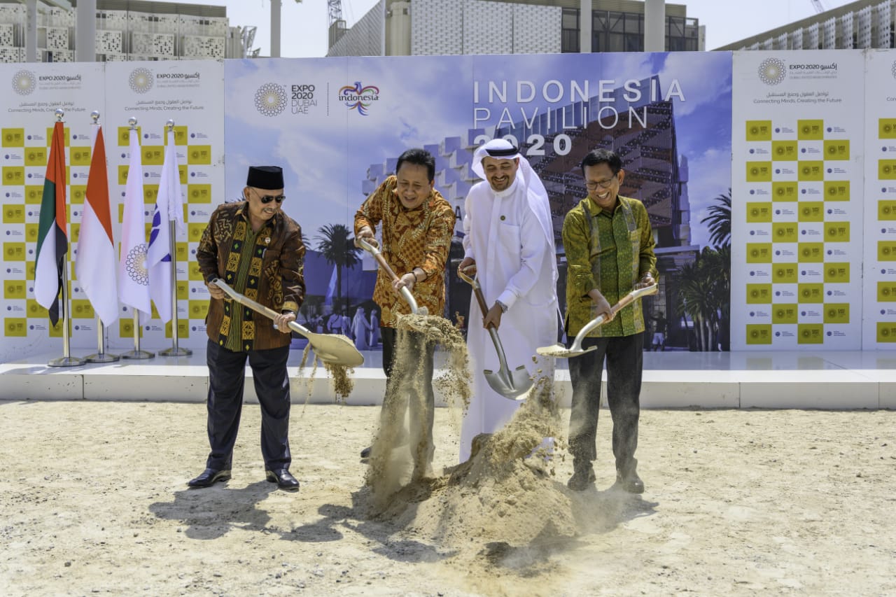 Konsep Pavilion Indonesia di ajang Expo 2020 Dubai dengan cara kreatif.